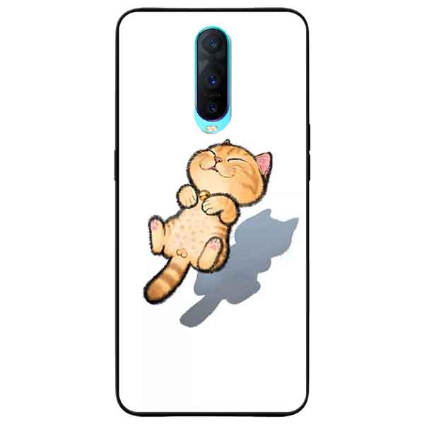 Ốp lưng in cho Oppo R17 Pro Mẫu Mèo Vàng
