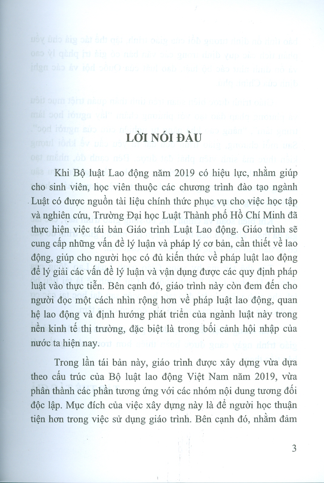 Giáo Trình LUẬT LAO ĐỘNG (Tái bản, có sửa đổi, bổ sung)