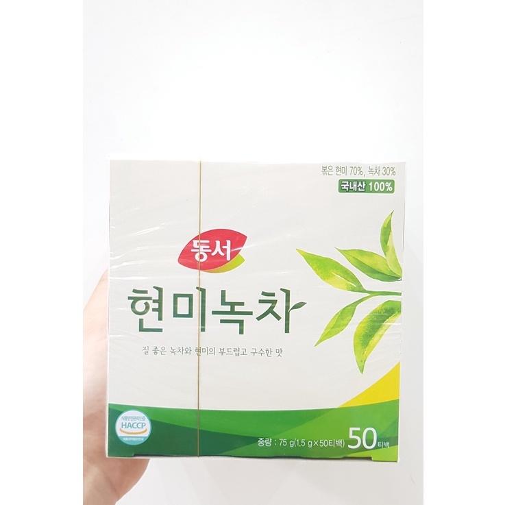 Trà Xanh Gạo Lức Hàn Quốc Hộp 50 Túi Lọc