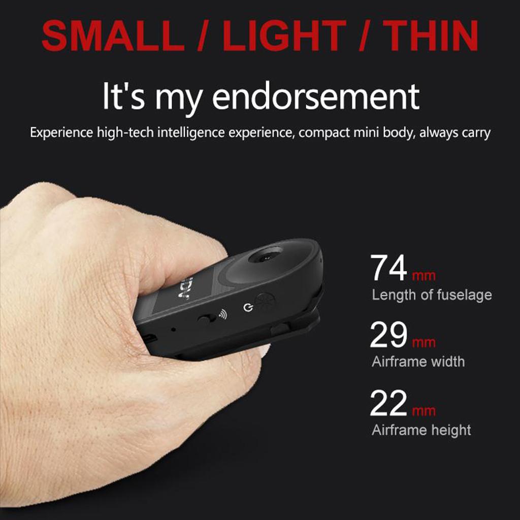 1080P Wireless Mini Body Camera Pocket Video Spy Recorder