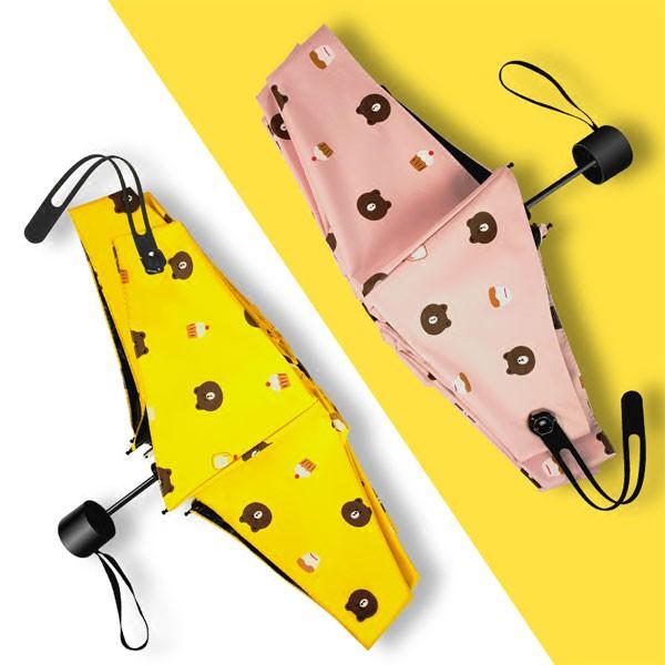 Dù Hình Gấu 2 Lớp Chống UV Gấp Gọn Cao Cấp