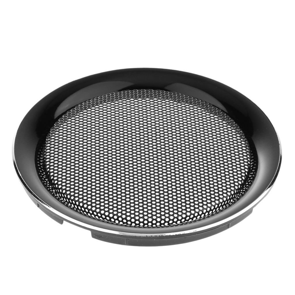 6.5 Inch Speaker Grills Cover Case for Speaker Mounting Home Audio DIY - 177mm Outer Diameter Black