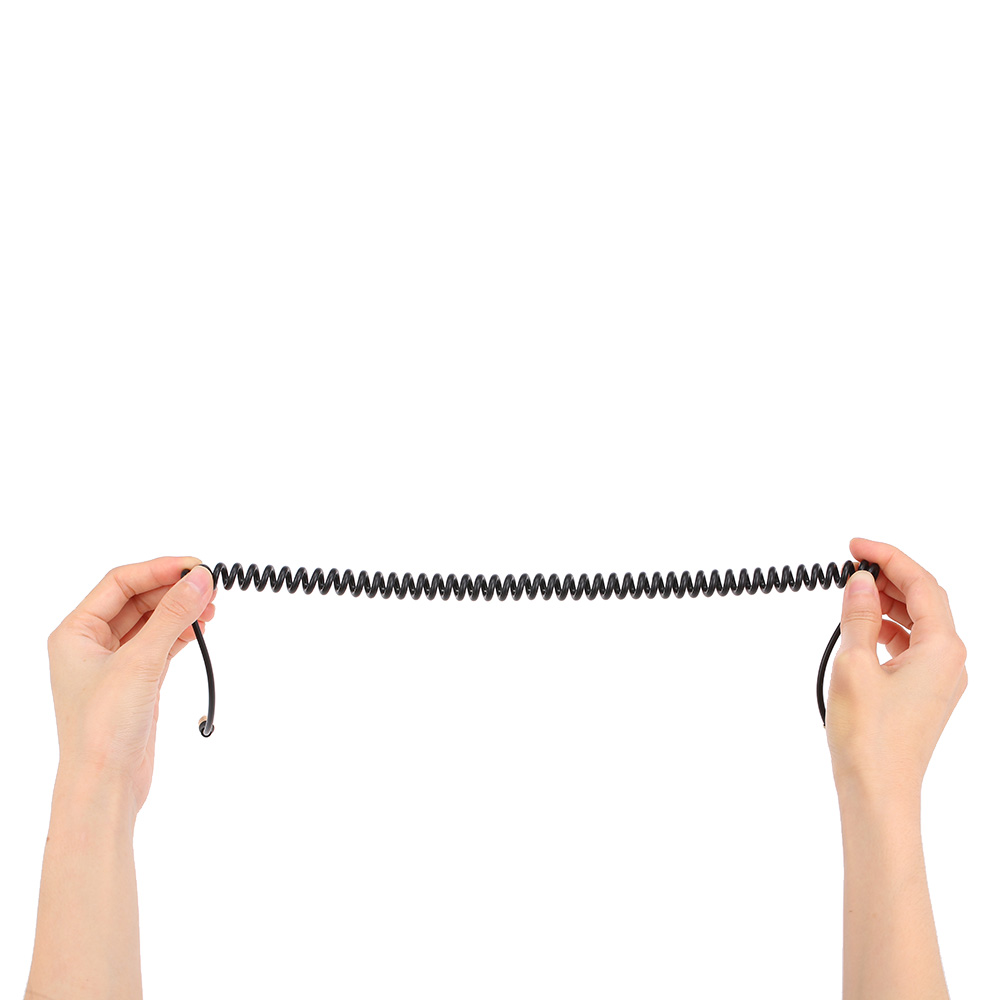 Dây Cáp Mở Rộng Âm Thanh 1,7 Mét Giắc Cắm 3,5 Mm Có Thể Kéo Dãn Lò Xo