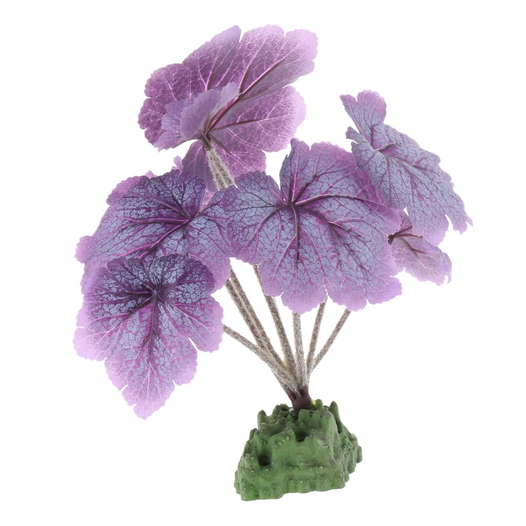 Plastic Plant Decoration for Aquarium Fish Tank Reptile Terrarium