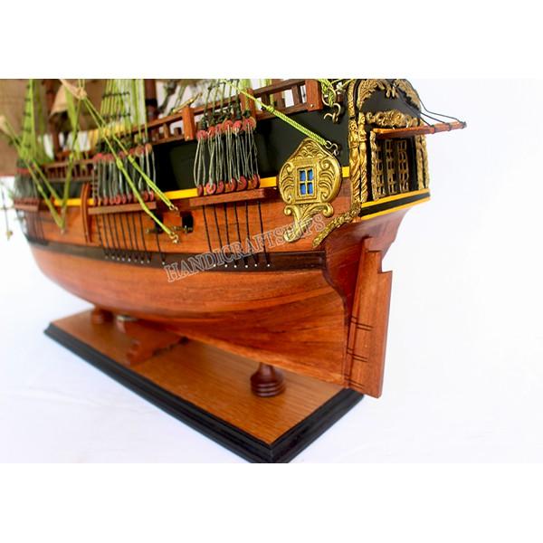 Mô hình thuyền gỗ trang trí HMS Endeavour 110cm