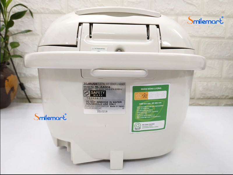 Nồi Cơm Điện Tử Zojirushi ZONC-NL-AAQ18-CA (1.8 Lít) - Hàng chính hãng