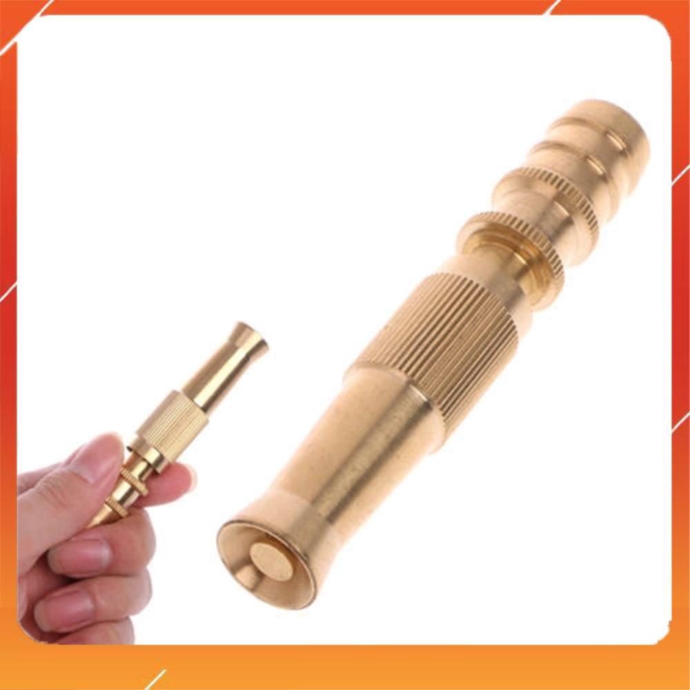 Đầu vòi xịt nước tăng áp đa năng Vòi phun tăng áp bằng đồng tưới cây - rửa xe cực mạnh - 3 chế độ 206587