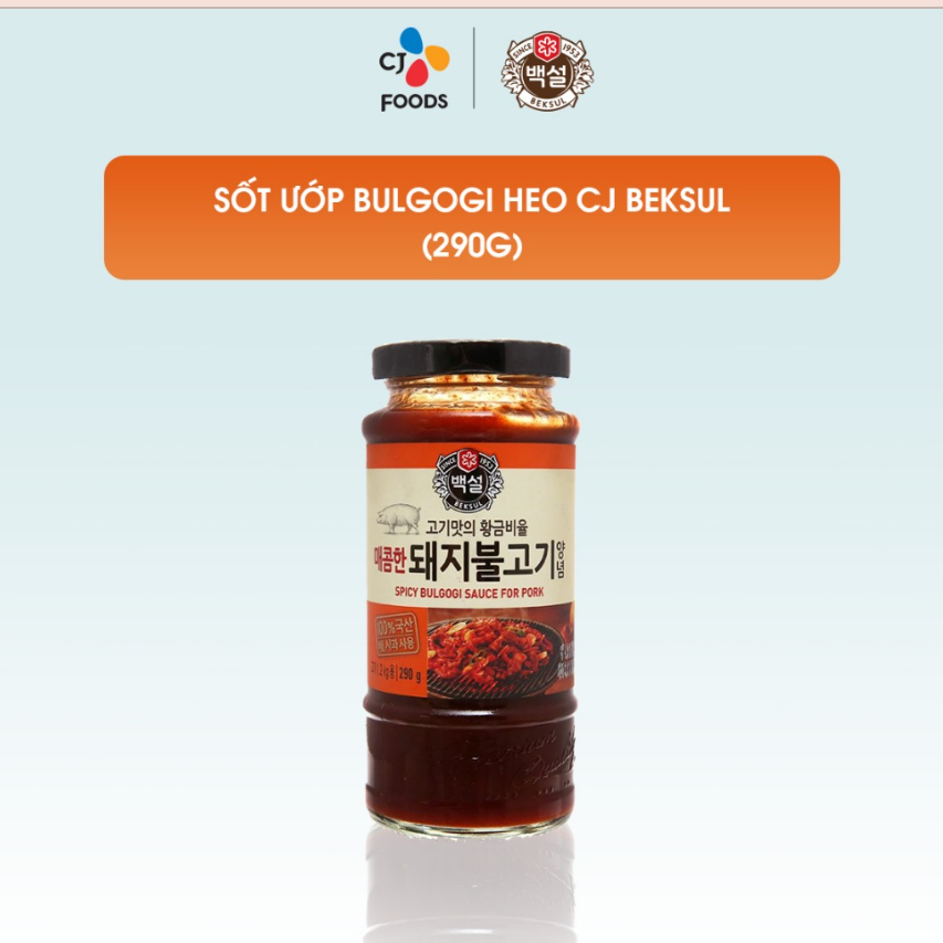 Xốt Ướp Bulgogi Heo Beksul 290g