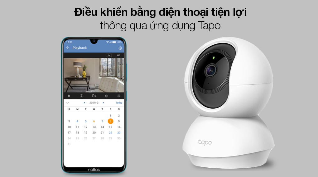 Camera Wifi TP-link Tapo C210 Camera 360 1080p | Hàng Chính Hãng | Màu Trắng