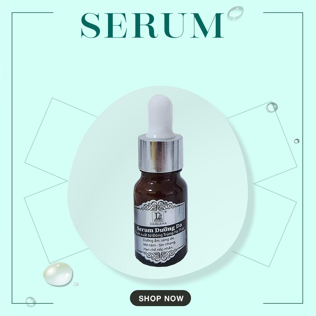 Combo dưỡng sáng da mờ nám DARLENA ( 1 Serum dưỡng da DARLENA 10ml và 1 Kem dưỡng da cao cấp Đông Trùng Hạ Thảo 25g)