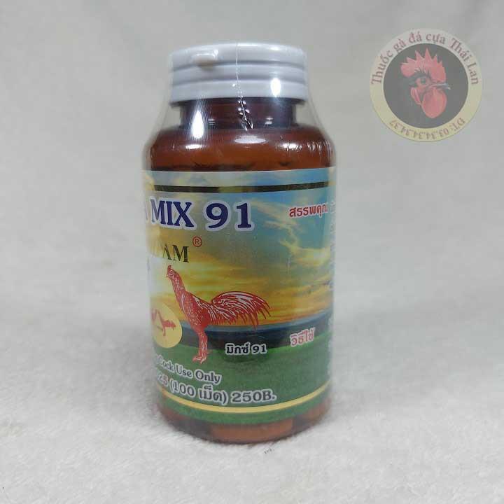 Mega Mix 91 - nuôi gà cao cấp của Lampam Thái Lan , gà nhanh tới đá , sung gà