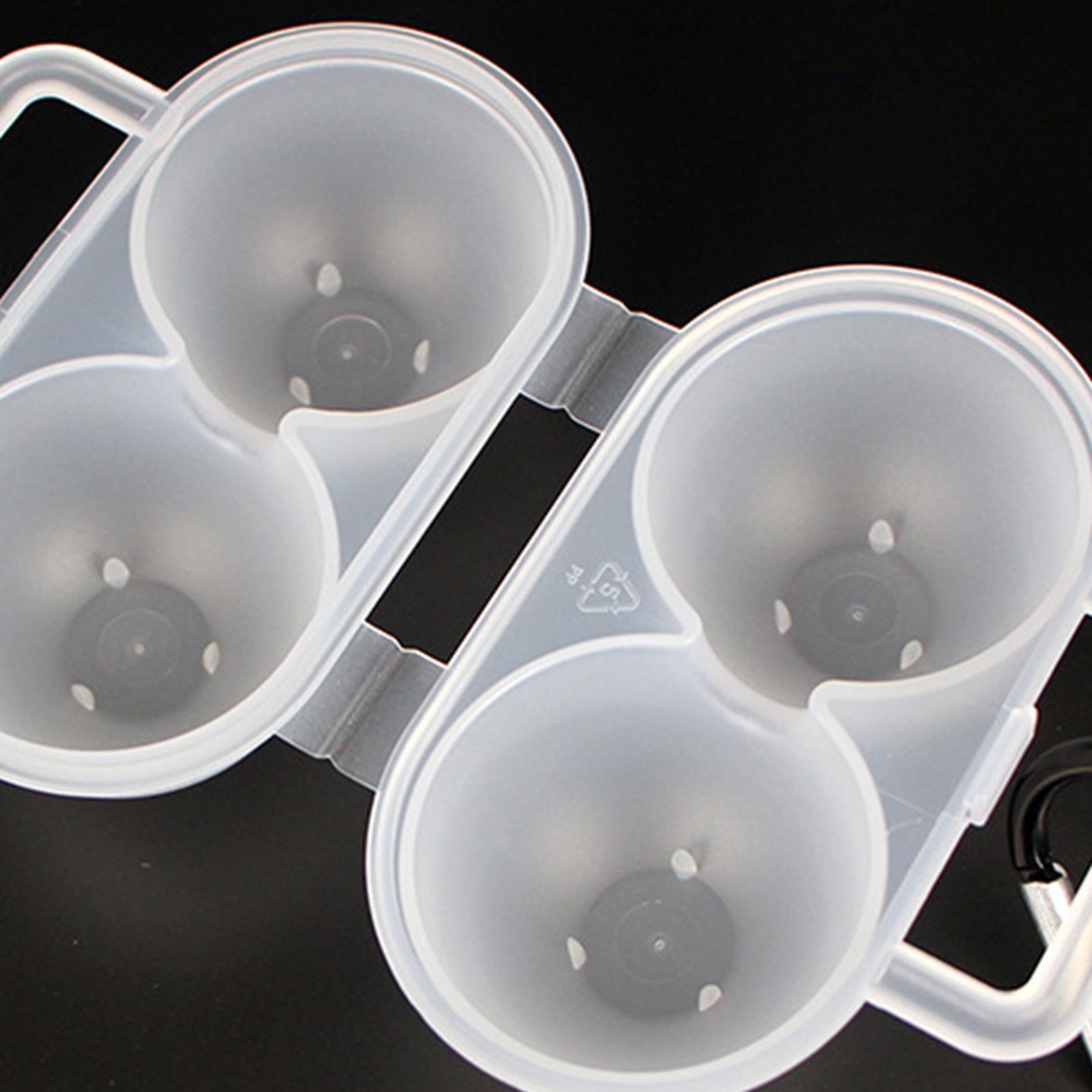 Egg Tray Holder Box Camping Fridge Container Organizer