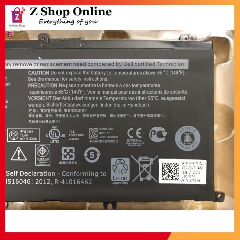 Pin(Original) Dell Inspiron 15 7000 7566 7567 7557 7559 (357F9) Battery