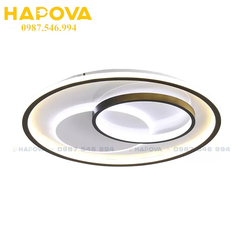 Đèn trần LED 1025 hiện đại hình tròn 3 chế độ ánh sáng + Tặng kèm điều khiển từ xa