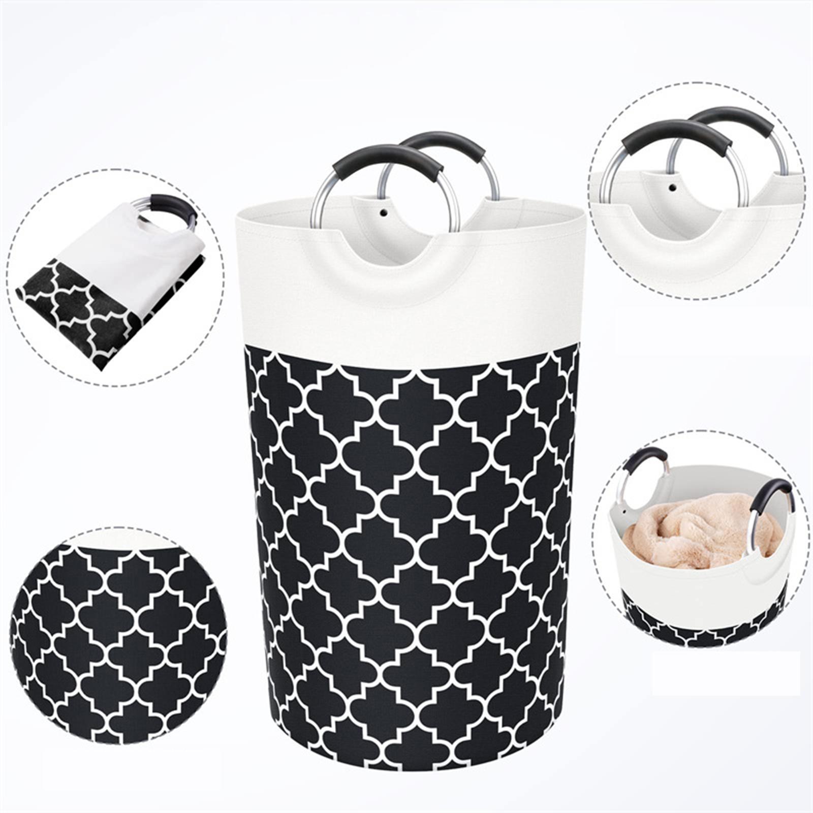 Laundry Organizer Bag Storage Clothes Basket for Bedroom Bathroom