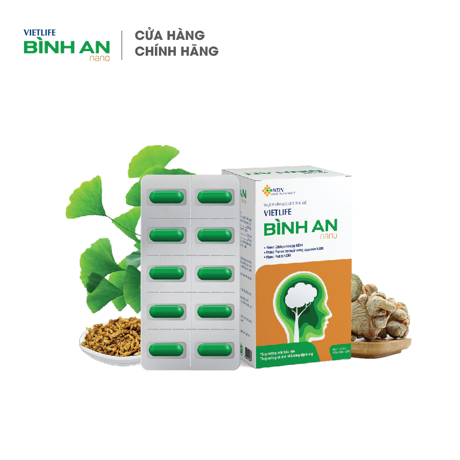 Vietlife Bình An 30 viên - An não, bình tâm