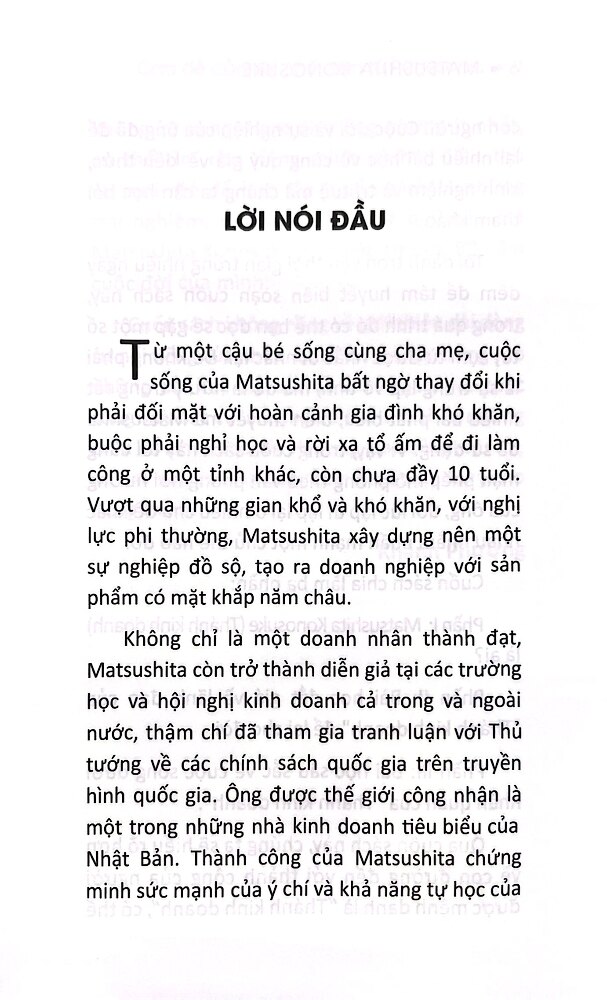 Thánh Kinh Doanh Matsushita Konosuke (SB)