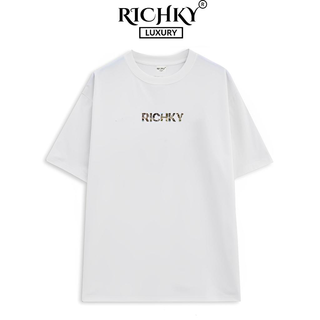 Áo Thun Unisex Richky Premium Tee Italian Luxury Trắng - RKP01