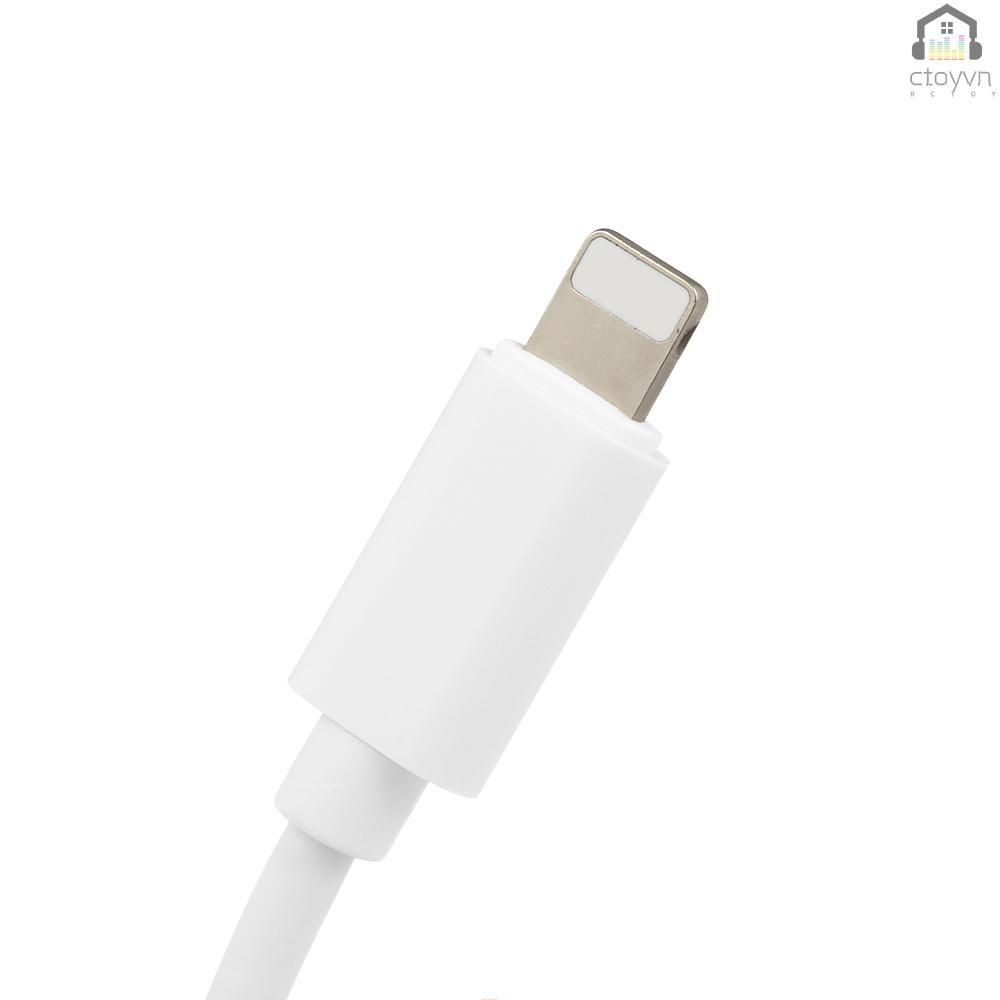 Đầu chuyển đổi âm thanh 3.5mm cho IPhone X 8 8Plus 7 7Plus 6 6S Plus 1 Male sang 2 Female