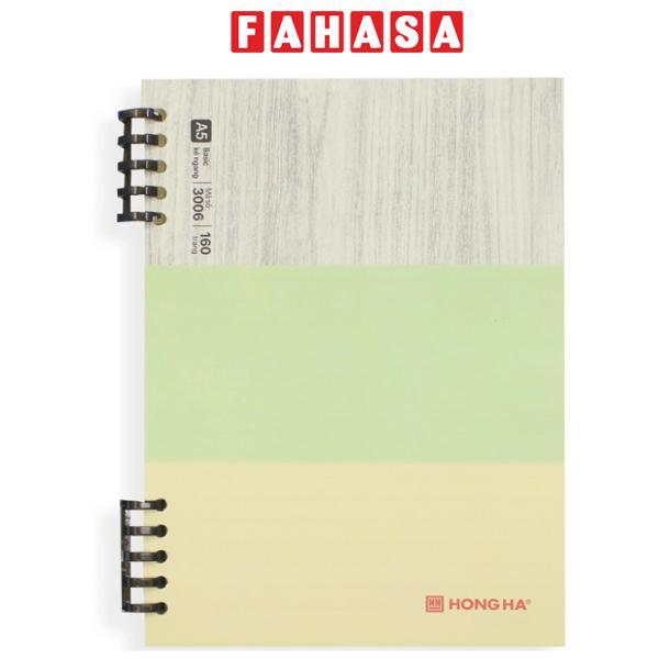 Sổ Lò Xo Bìa Nhựa Basic A5 - 160 Trang 80gsm - Hồng Hà 6744