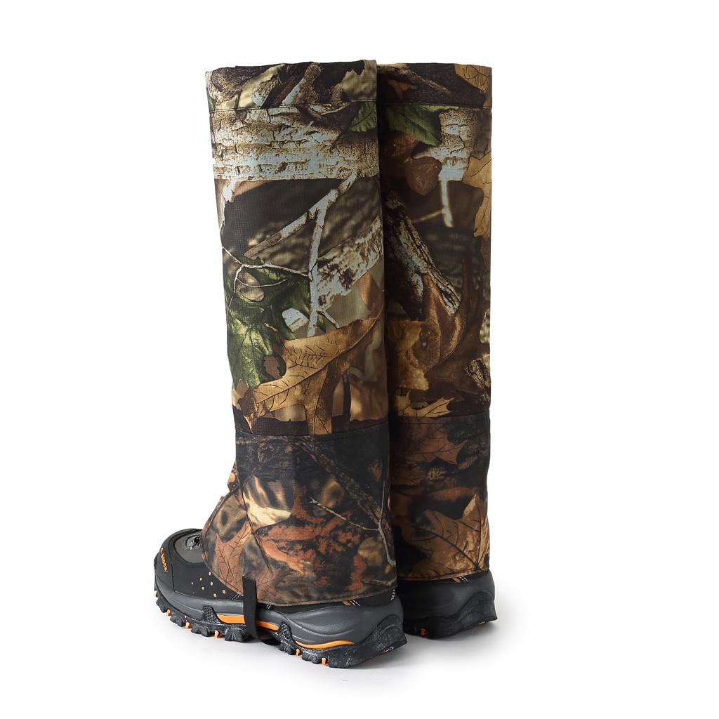 2pcs L Camo Outdoor Waterproof Snow Legging Gaiters Shoe Gaiters Boot Cover