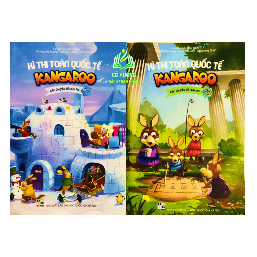 Sách - Combo Kì thi Toán Quốc tế Kangaroo các chuyên đề chọn lọc cấp độ 1 + 2