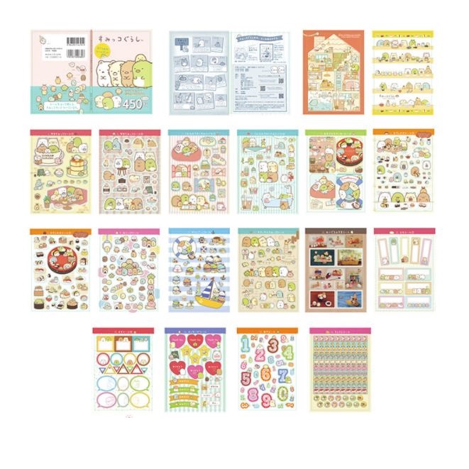 Sổ Tay Sticker Nhãn Dán Trang Trí Nhật Ký Kế Hoạch Kawaii Nhật Bản