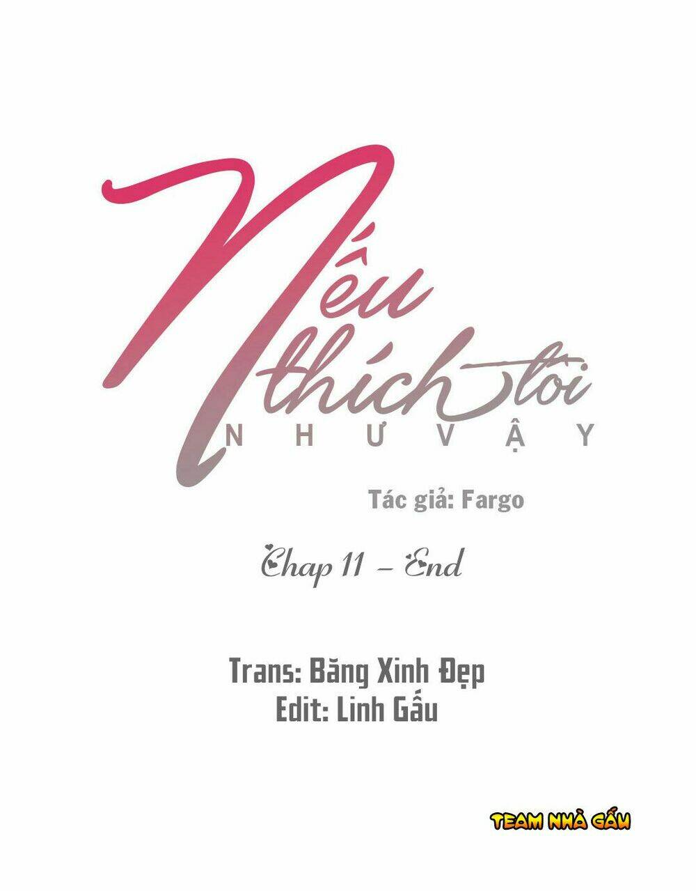 nếu thích tôi như vậy (ss2) chapter 11 1