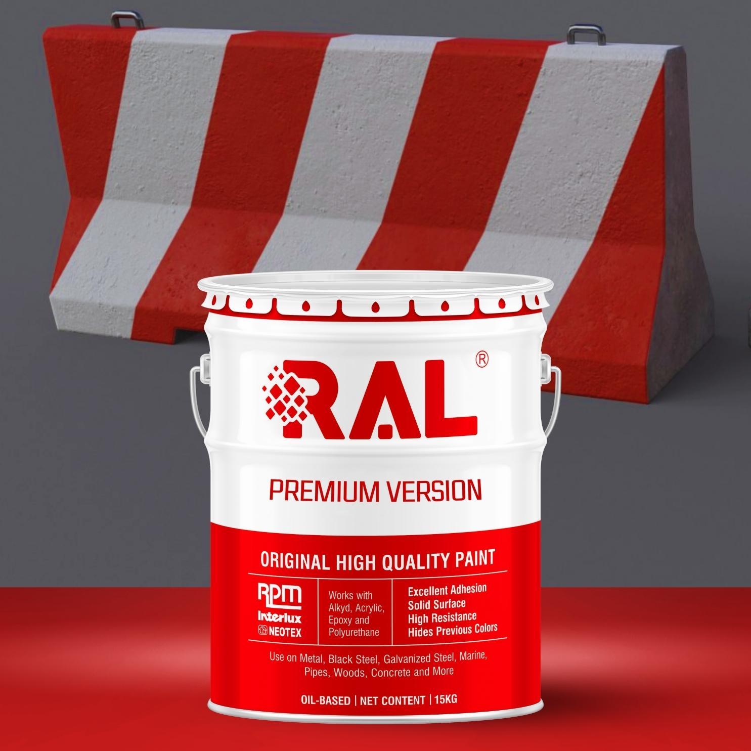 Sơn bó vỉa phản quang Acrylic RAL RASIDE REFLECTIVE - 5KG