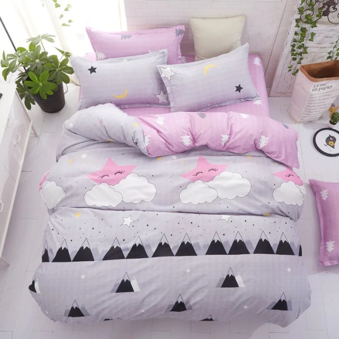 Bộ chăn ga gối Cotton cao cấp 1m6x2m MNT263