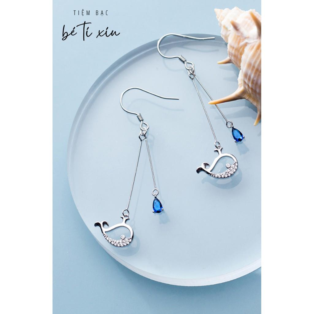 Bông tai bạc nữ cái voi xinh xắn, cam kết 100% bạc 925, trang sức Hàn quốc tinh tế - Tiệm Bạc bé tí xíu