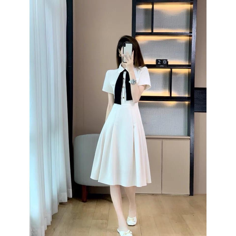 Đầm công sở xòe xếp li nữ tính Alice Dress