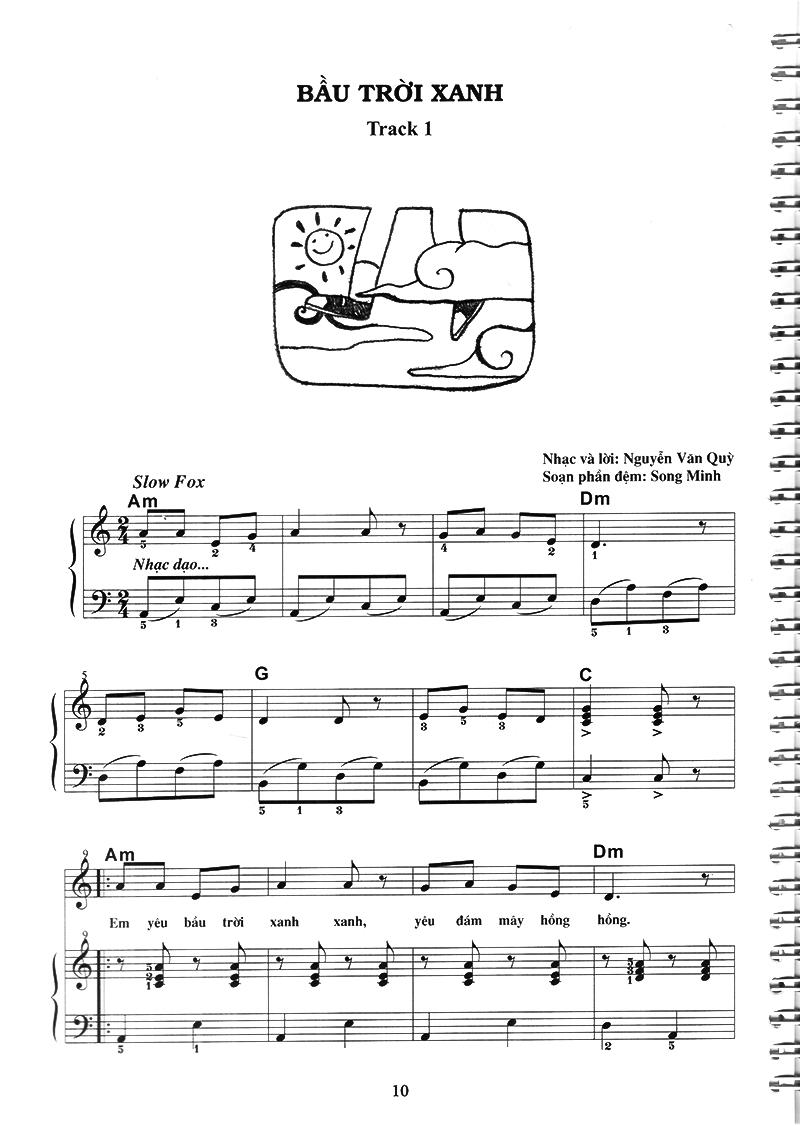 Sách Thực Hành Đệm Piano - Chủ Đề: Ca Khúc Thiếu Nhi (Phần 1)