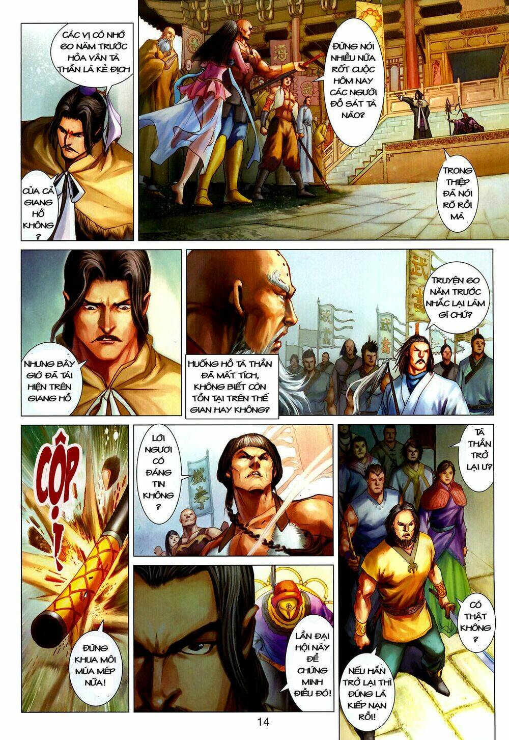 thần chưởng long kiếm phi chapter 12 14