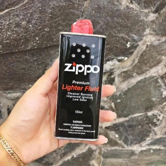 Bình xăng Zippo loại rẻ 133ml dùng cho hộp quẹt zippo, bật lửa zippo chuyên dụng