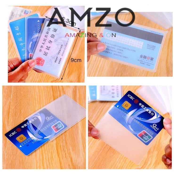 Túi đựng thẻ căn cước công dân, bằng lái xe, ATM, Card visit, CMND  AMZO