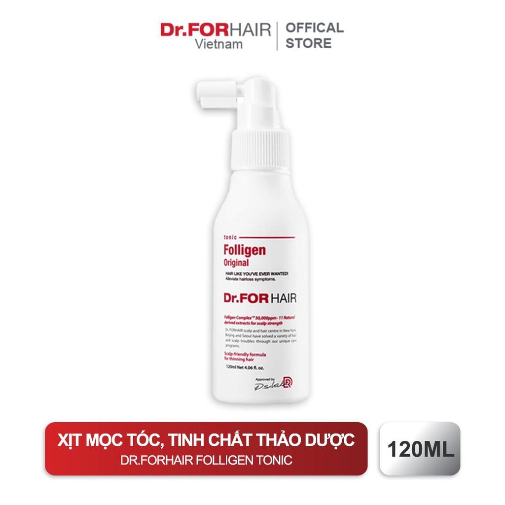 Tinh chất xịt dưỡng tóc kích thích mọc tóc giảm rụng tóc Dr.FORHAIR Folligen Tonic Original 120ml