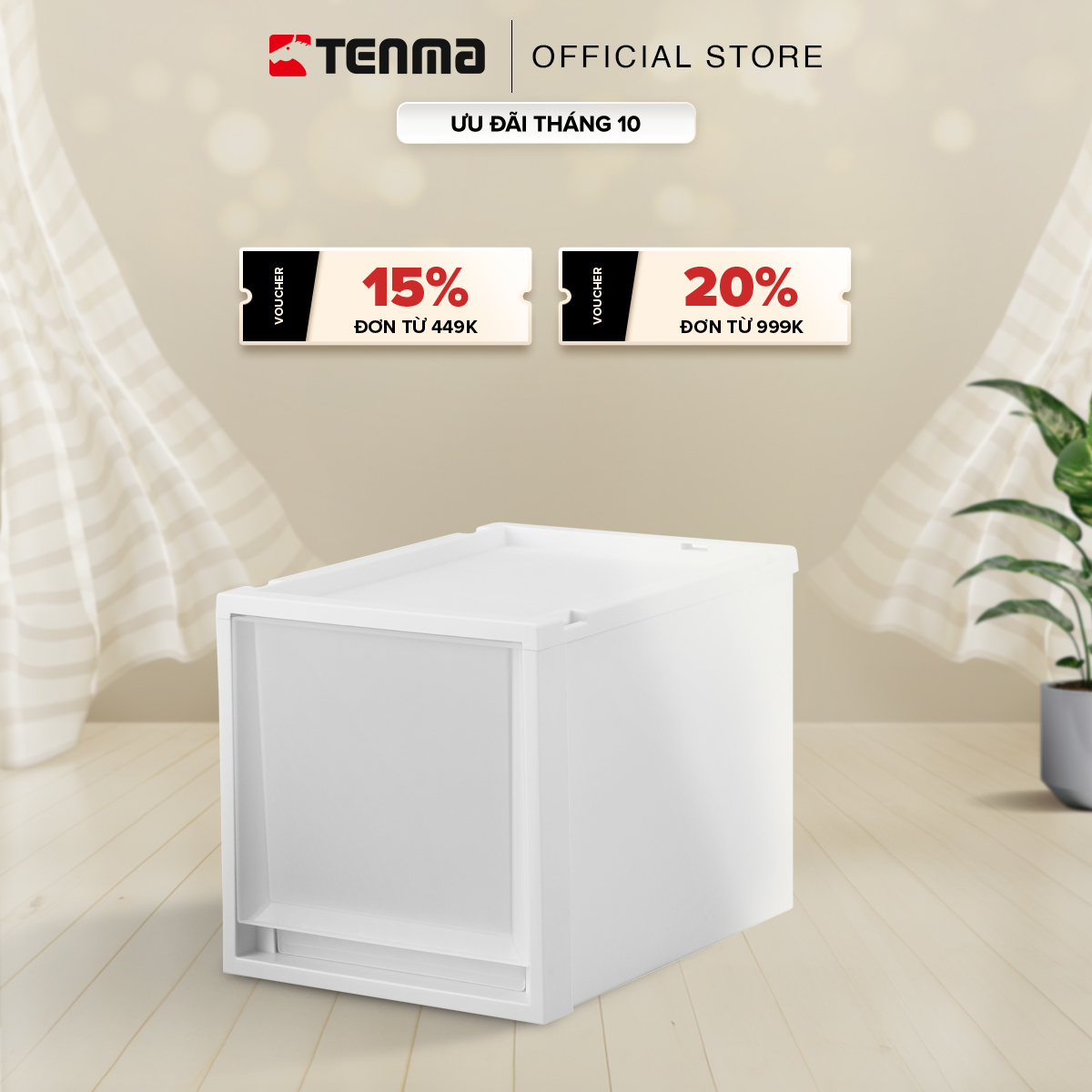 Hộp Ngăn Kéo Nhựa Đa Năng TENMA, Fits FC40-3030