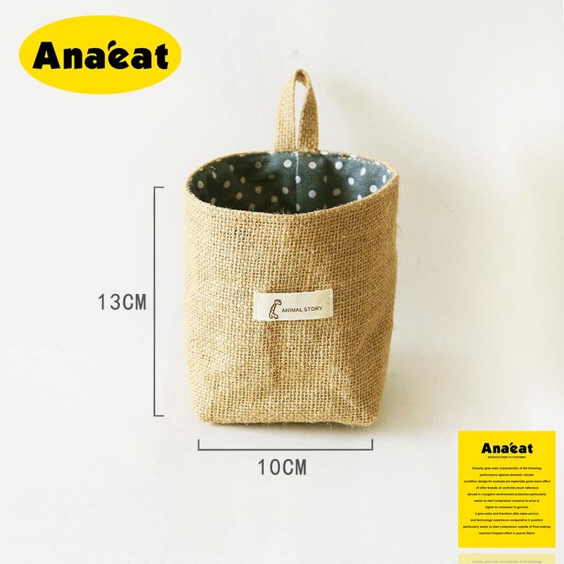 Túi vải lanh ANAEAT đựng đồ treo tường