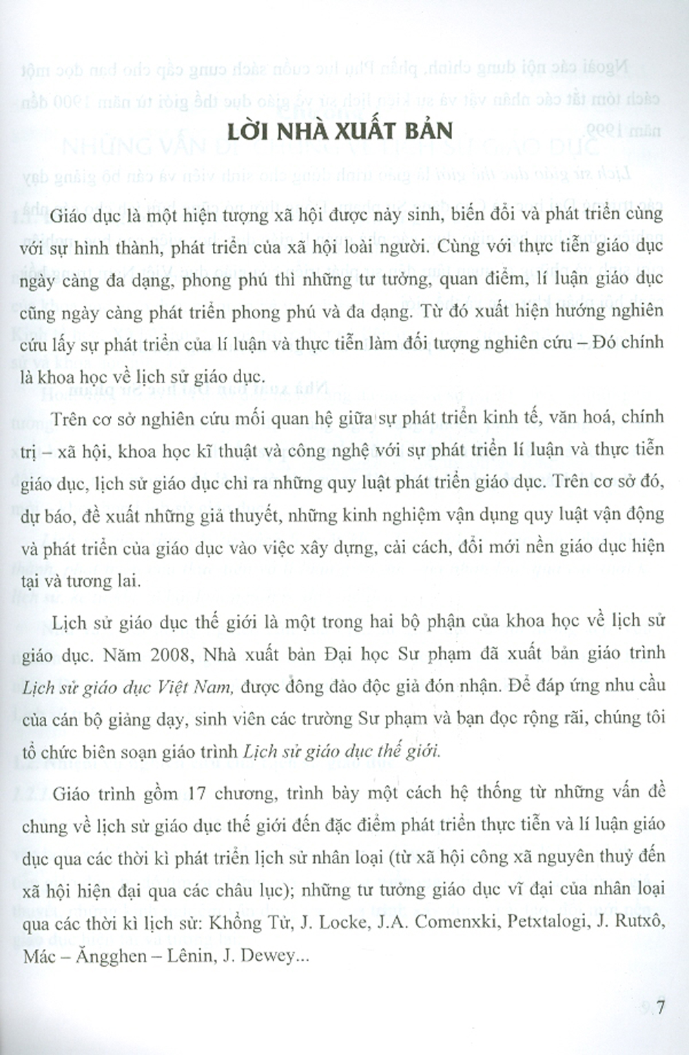 Lịch Sử Giáo Dục Thế Giới