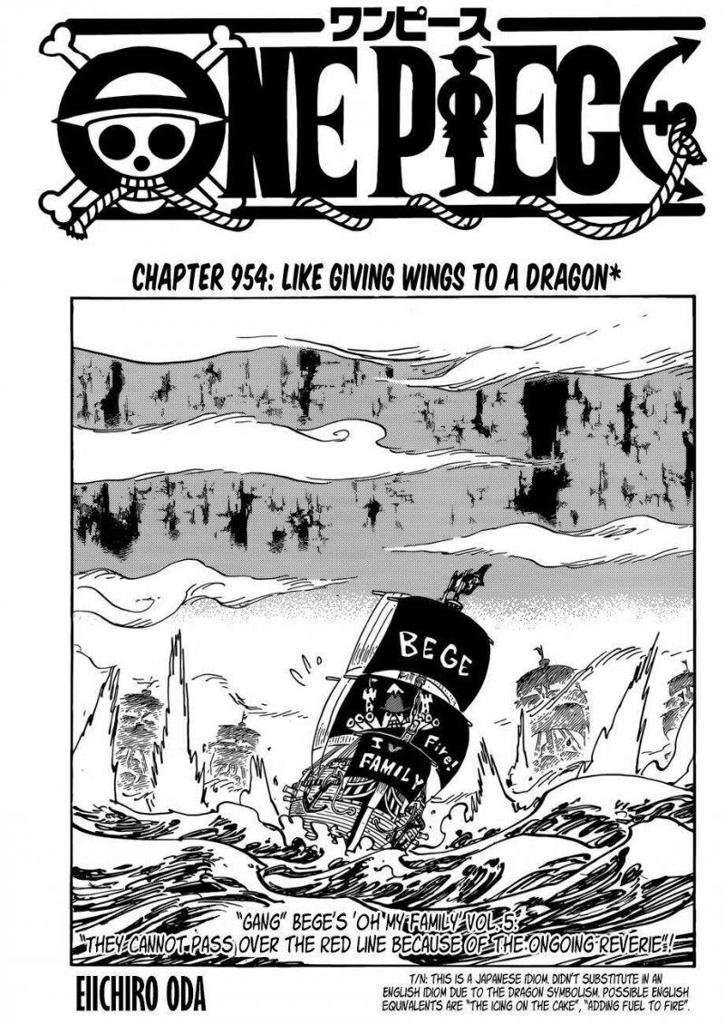 đảo hải tặc - one piece chapter 954 1