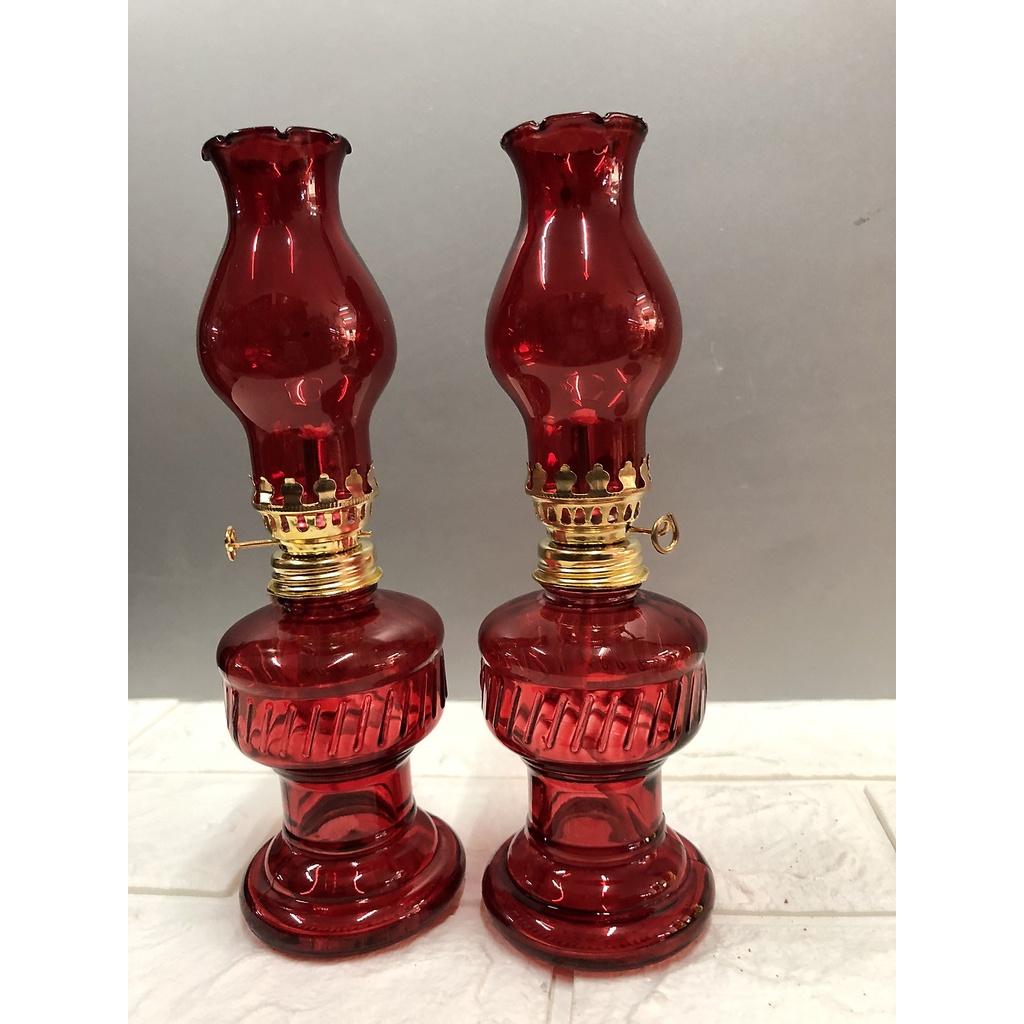 Combo 2 chiếc Đèn thờ đốt dầu thuỷ tinh TP1031