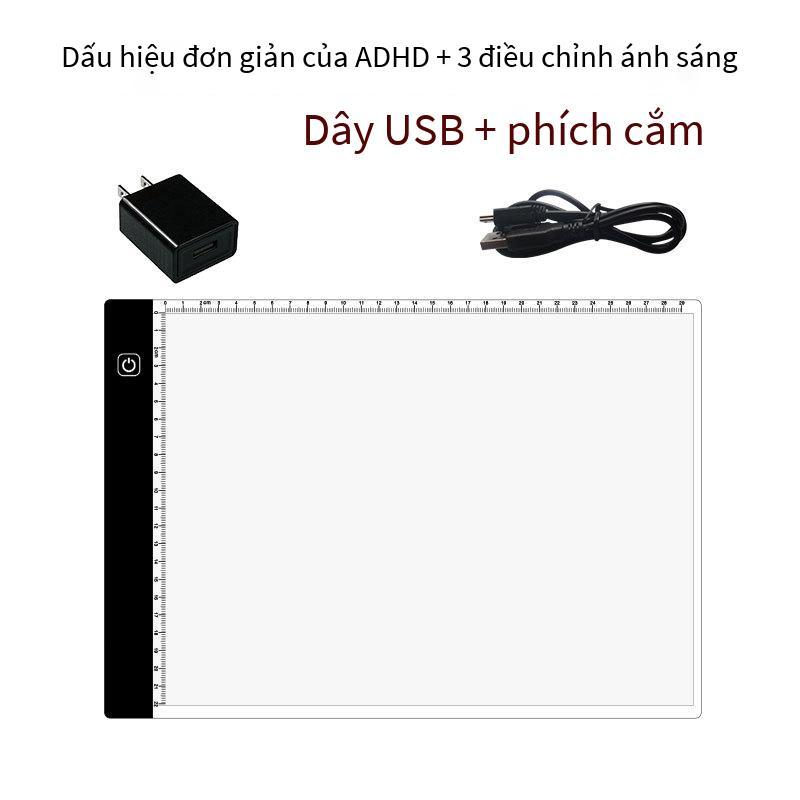 Đảm bảo chất lượng thương mại điện tử A4USB sao chép bảng vẽ truyện tranh phác thảo viết ánh sáng dẫn tấm LED sao chép bảng