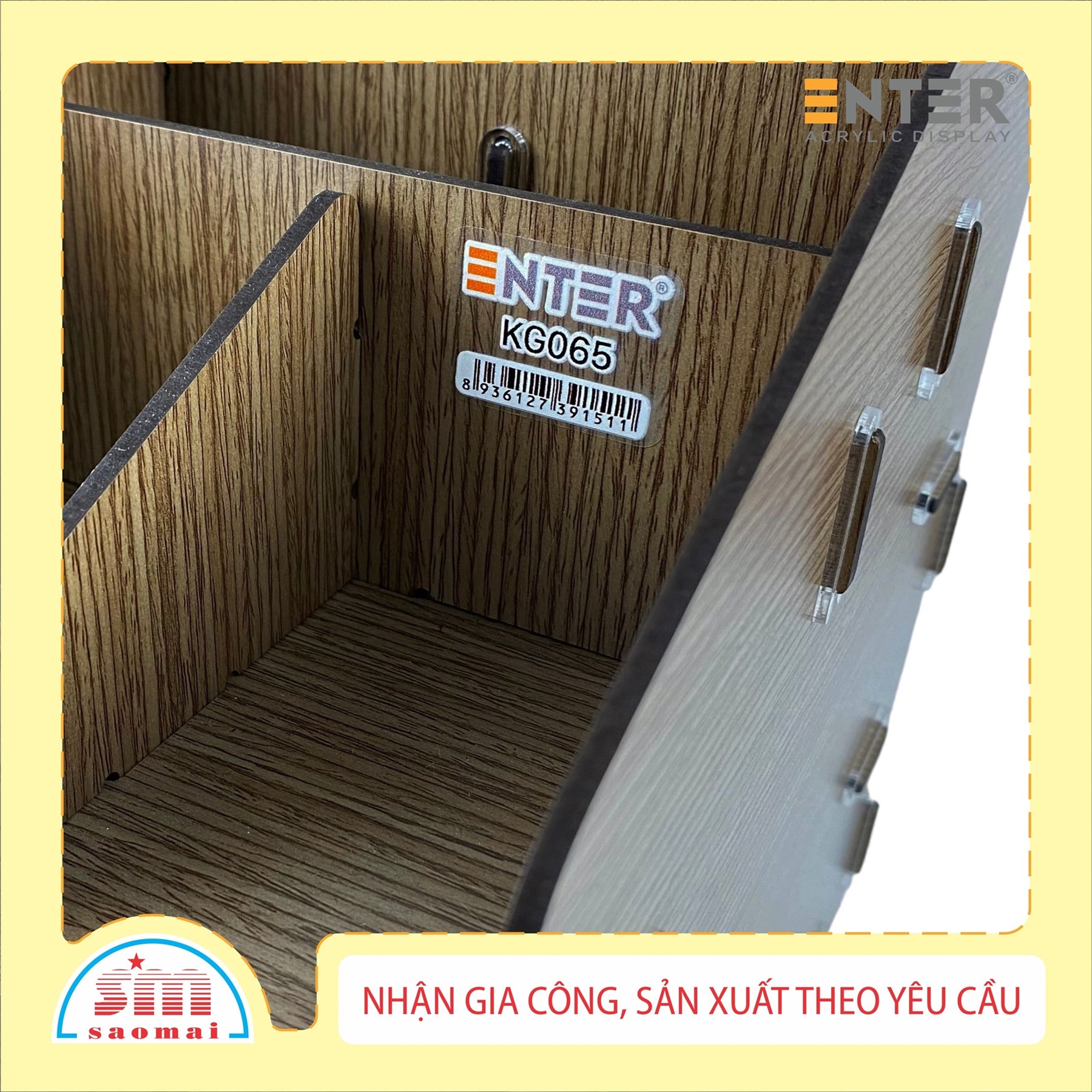 Kệ hồ sơ gỗ Enter KG065 lắp ráp