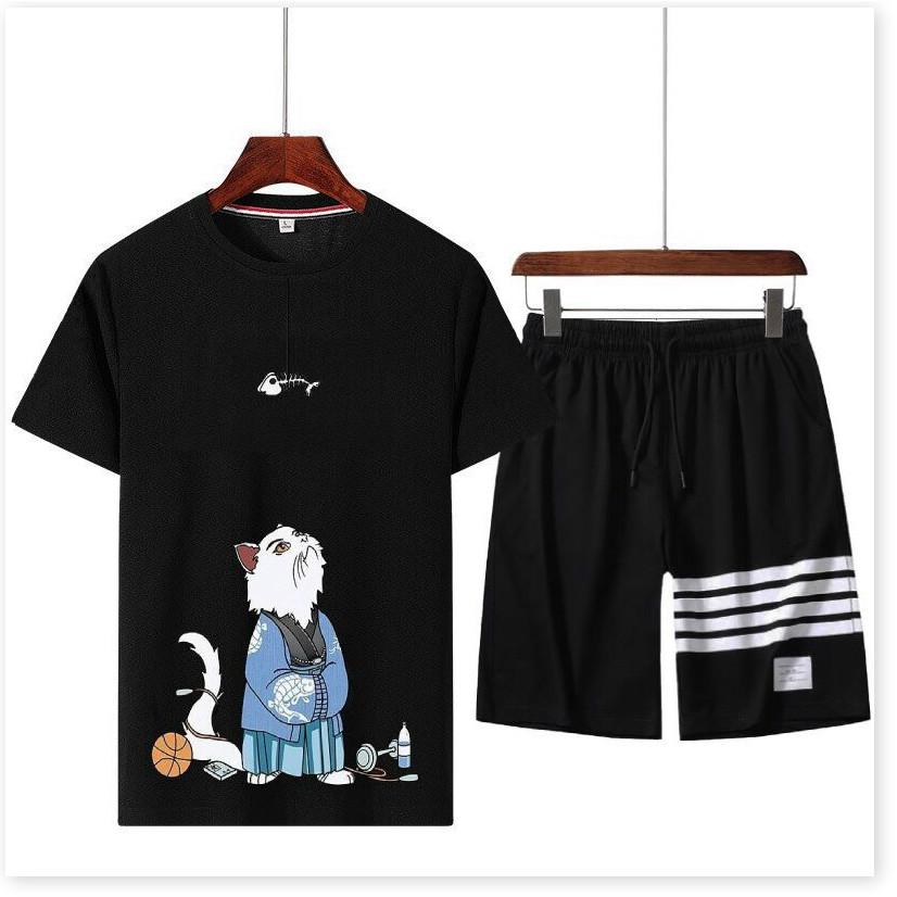 SET BỘ THUN HÈ CON MÈO - M