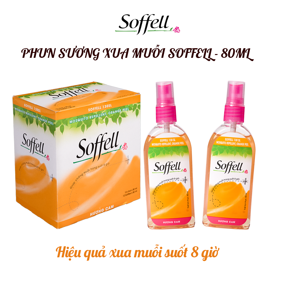 [COMBO 12] PHUN SƯƠNG XUA MUỖI SOFFELL - 80ML