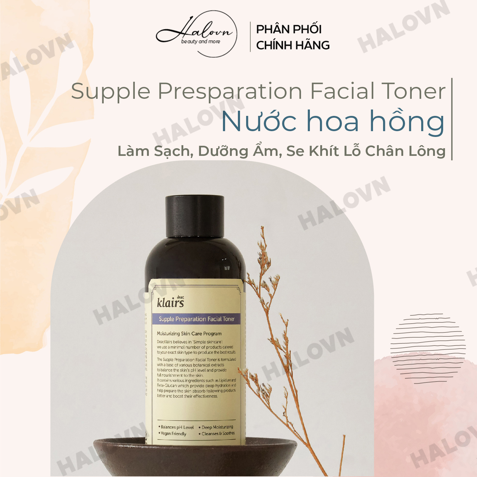 Nước Hoa Hồng Dưỡng Ẩm Và Làm Mềm Da Dear, Klairs Supple Preparation Facial 180ml