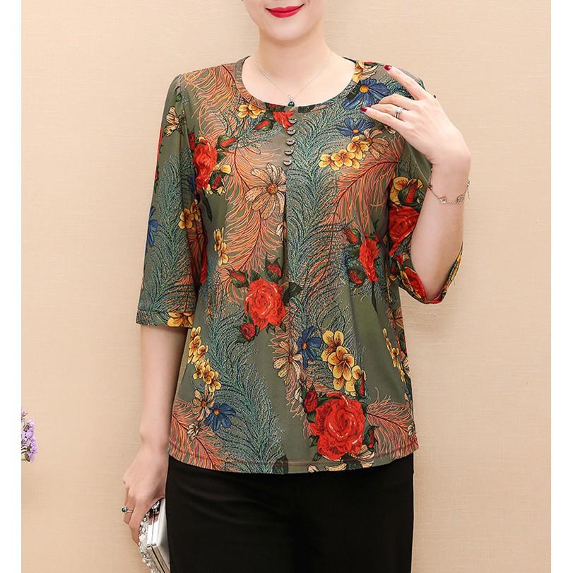 Áo sơ mi nữ trung niên A9B250186