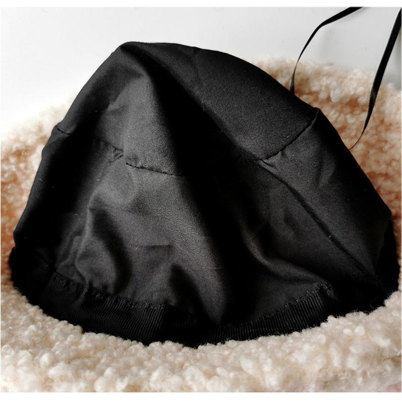 Mùa Đông Cho Bé Gái Bé Trai Nón Dễ Thương Trẻ Ngoài Trời Nắng Nắp Ấm Beanies Trẻ Em Thịt Cừu Bông Có Thể Điều Chỉnh Nón Dày Ấm mũ Lưỡi Trai