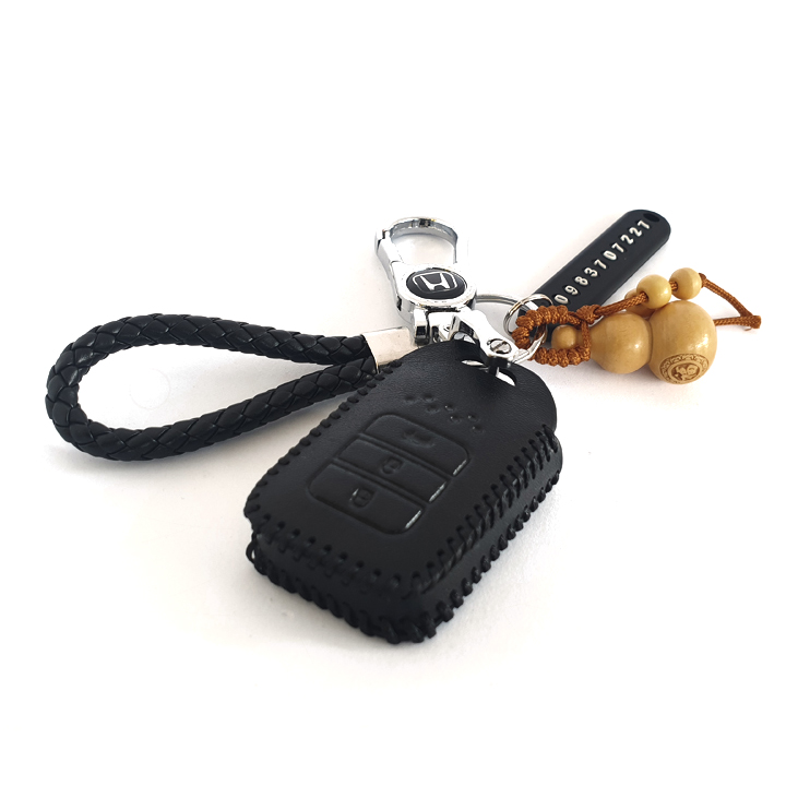 Bao da chìa khóa ô tô Honda 3 nút PKXH-118